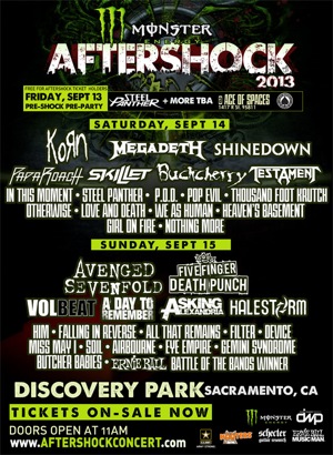 Aftershock 2013 flyer