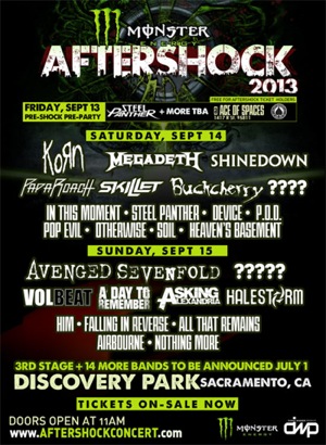 Aftershock 2013 flyer