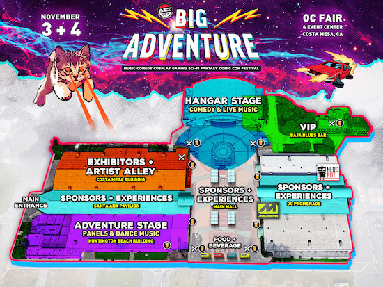 Big Adventure festival map