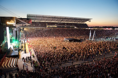 Korn crowd at Chicago Open Air