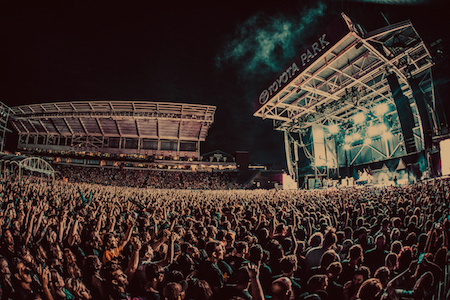 Ozzy Osbourne crowd at Chicago Open Air