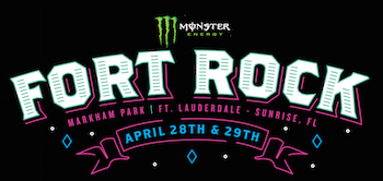 Monster Energy Fort Rock: Markham Park, Fort Lauderdale/Sunrise, FL April 28 & 29