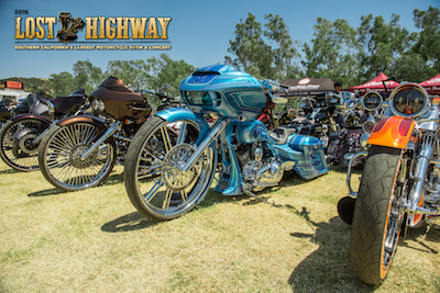 Motorcycle show at Lost Highway