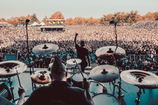 Monster Energy Stage crowd at Louder Than Life