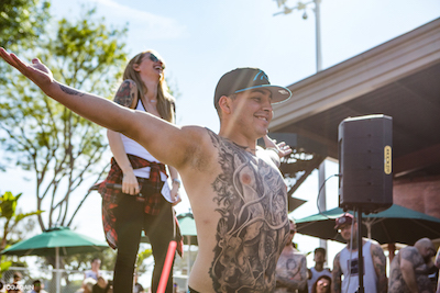 Tattoo contest at MUSINK, photo by Daniel Rojas