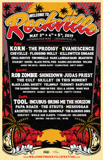 welcome to rockville incubus tool rob zombie shinedown korn