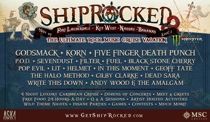 Shiprocked — The ultimate rock music cruise vacation