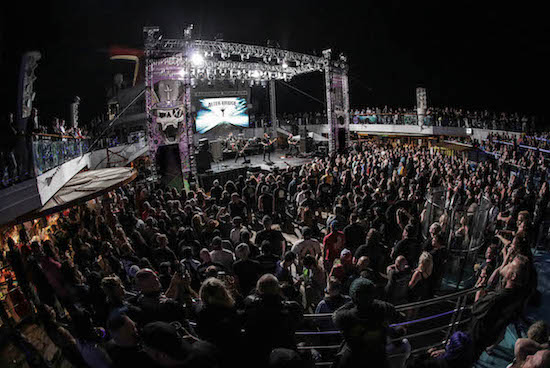 Alter Bridge performing on ShipRocked 2020
