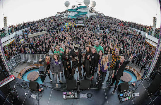 ShipRocked sail-away 'family photo'