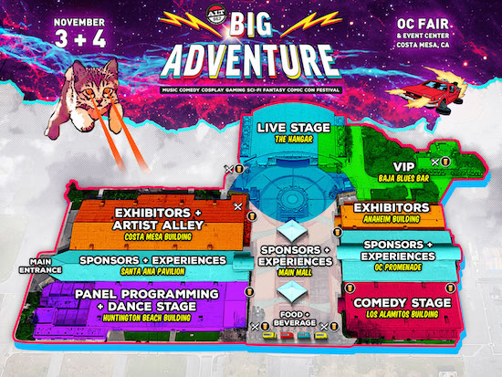Alt 98.7 Presents Big Adventure festival map