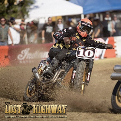 Flat track racing at Lost Highway