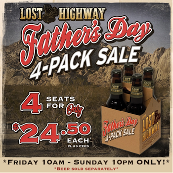 Lost Highway Father's Day 4 pack details