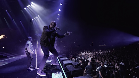 Avenged Sevenfold performing at LOUDER THAN LIFE, photo by Strati Hovartos