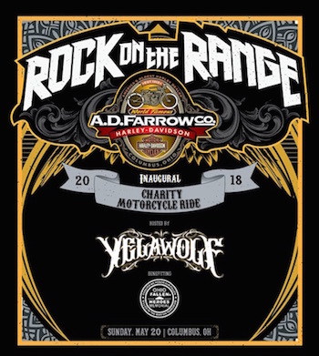 Rock On The Range Charity Motorcycle Ride flyer