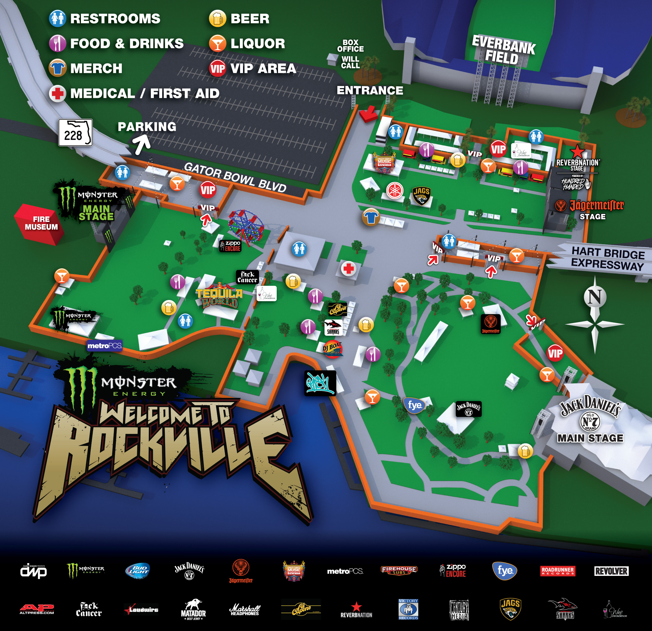 Monster Energy To Rockville festival site expanded due to