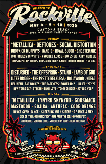 Welcome to Rockville 2020 – New Location, Amazing Lineup and Of Course ...