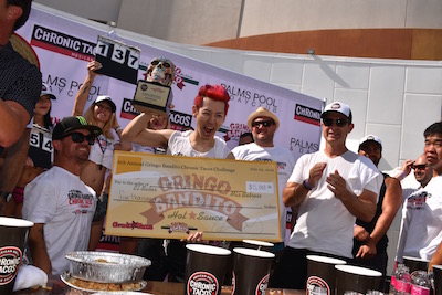 Takeru Kobayashi wins 2016 Gringo Bandito Chronic Tacos Challenge