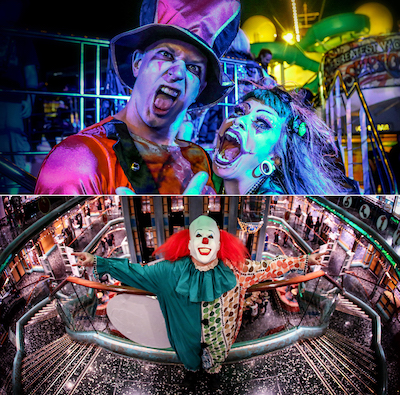 ShipRockers in costume for the ShipRocked 2017 'Circus Shiptacular' theme night